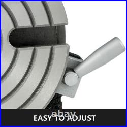 Rotary Table 6inch Horizontal Vertical Milling Table 4-Slot Indexing Plate Set