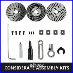 Rotary Table 6inch Horizontal Vertical Milling Table 4-Slot Indexing Plate Set