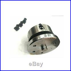 Rotary Table 80 mm 3 in With 4 Jaws Independent Chuck 65 mm Small With Backplate
