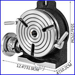 Rotary Table 8Inch/200MM Horizontal Vertical 3Slot/4Slot for Milling 360 Degrees