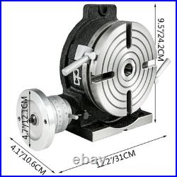 Rotary Table 8Inch/200MM Horizontal Vertical Rotary Table MT-3 3-Slot/4-Slot