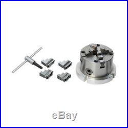 Rotary Table 8 /200 mm Dividing Plate Set Tail Stock 4 Jaw Chuck & Clamping kit