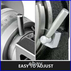Rotary Table 8 Inch 200MM Horizontal Vertical 3 Slot For Milling Tool