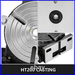 Rotary Table 8 Inch/200 MM Horizontal Vertical MT-3 Rotary Table 3Slot 4Slot