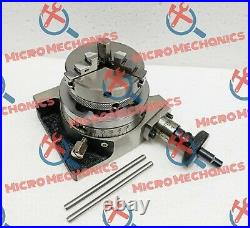 Rotary Table HV 3-80mm + 65mm Self Centering Reversible Chuck+ Backplate