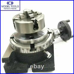Rotary Table Horizontal And Vertical 4100mm With 65mm 3Jaw Chuck & Backplate