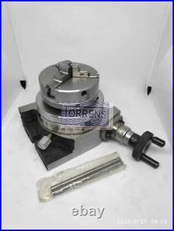 Rotary Table Horizontal & Vertical 3/80 mm+ 3Jaw Selfcentering 65mm Lathe Chuck