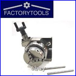 Rotary Table Horizontal & Vertical 4100mm With 50mm Lathe Chuck With Back Plate