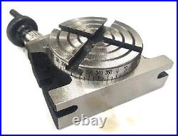 Rotary Table Horizontal Vertical For Milling 3 & 4 Inch Graduated 360 Degrees