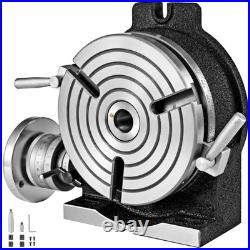 Rotary Table Horizontal Vertical Rotary Table 8 3-slot For Milling Drilling Rotary Table Horizontal Vertical Rotary Table 8 3-slot For Milling Drilling