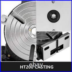 Rotary Table Horizontal Vertical Rotary Table 8 3-slot For Milling Drilling Rotary Table Horizontal Vertical Rotary Table 8 3-slot For Milling Drilling