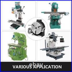 Rotary Table Horizontal Vertical Rotary Table 8 3-slot For Milling Drilling Rotary Table Horizontal Vertical Rotary Table 8 3-slot For Milling Drilling