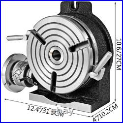 Rotary Table Horizontal Vertical Rotary Table 8 3-slot For Milling Drilling Rotary Table Horizontal Vertical Rotary Table 8 3-slot For Milling Drilling