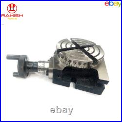 Rotary Table Horizontal and Vertical 3 inch 75mm Model 4 slot Milling Machine