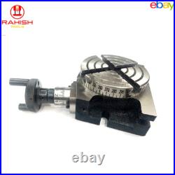 Rotary Table Horizontal and Vertical 3 inch 75mm Model 4 slot Milling Machine