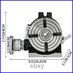 Rotary Table MT-2 4/6inch 4-Slot Horizontal Vertical Dividing Plates for Milling