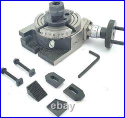 Rotary Table Milling 4/100 mm Regular, ER 20 Collet Adaptor with M6 Clamp Kit