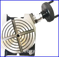 Rotary Table for Milling Machines 4 Inches (100Mm) 4 Slots Horizontal and Verti