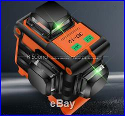 Rotary laser level 12 Lines 3D self leveling 360 Degree Vertical Horizontal