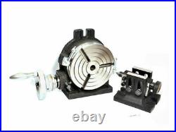 Rotary table 6 Horizontal & Vertical 3 Slot with Adjustable Tailstock