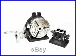 Rotary table 6 Horizontal & Vertical 3 Slot with Tailstock & M8 Clamping Kit