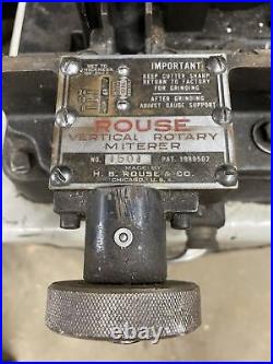 Rouse Vertical Rotary Miterer, Runs, Intact Rouse Vertical Rotary Miterer, Runs, Intact