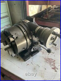 Rutland rotary table with 8 and 3 jaw chuck horizontal and vertical