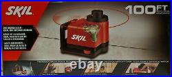 SKIL 100ft. 360° Red Rotary Horizontal Vertical Laser Level, Tripod & Carry Bag