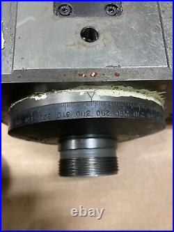 SMW RT5C ACCU-SMART MODEL 60 CNC 4TH AXIS ROTARY INDEXER TABLE 5C With TAILSTOCK