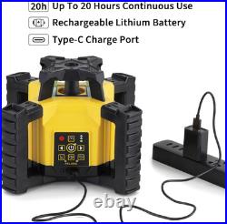 Self-Leveling Rotary Laser Level Kit, Horizontal/Vertical with Plumb Spot, 1969