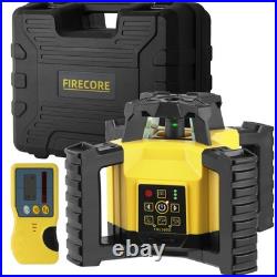 Self-Leveling Rotary Laser Level Kit, Horizontal/Vertical with Plumb Spot, 19