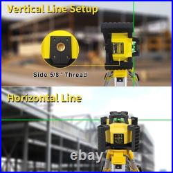 Self-Leveling Rotary Laser Level Kit, Horizontal/Vertical with Plumb Spot, 19