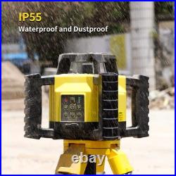 Self-Leveling Rotary Laser Level Kit, Horizontal/Vertical with Plumb Spot, 19