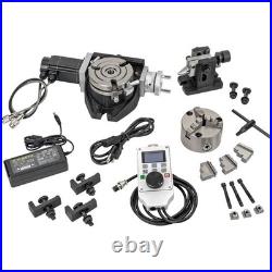 T1192 4-3/8 Power DRO Rotary Table Set
