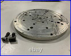 TROYKE 9 HORIZONTAL / VERTICAL ROTARY TABLE #U-9 with Aluminum Tooling Plate