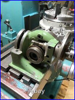 Taylor Hobson 6 inch tilting Rotary Table With Dividing Attachment + 4 Plates