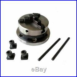 Tilting Rotary Table 3/80mm With 65mm Mini Scroll Lathe Chuck & Backplate