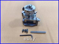 Tilting Rotary Table 3/80mm With 65mm Mini Scroll Lathe Chuck Backplate 3jaw Tilting Rotary Table 3/80mm With 65mm Mini Scroll Lathe Chuck Backplate 3jaw