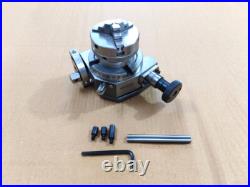 Tilting Rotary Table 3/80mm With 65mm Mini Scroll Lathe Chuck Backplate 3jaw Tilting Rotary Table 3/80mm With 65mm Mini Scroll Lathe Chuck Backplate 3jaw
