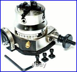 Tilting Rotary Table 4/100mm With 70mm Independent Chuck Backplate