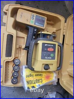 Topcon RL-H4C Vertical Horizontal Leveling Rotary Laser LS-70B Reiciver