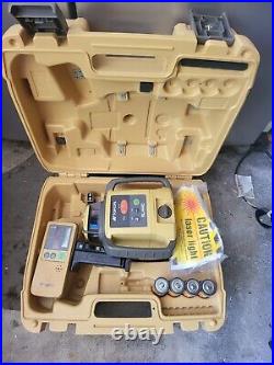 Topcon RL-H4C Vertical Horizontal Leveling Rotary Laser LS-70B Reiciver