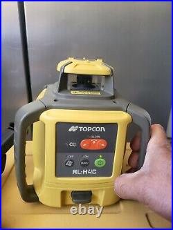 Topcon RL-H4C Vertical Horizontal Leveling Rotary Laser LS-70B Reiciver