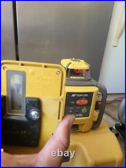 Topcon RL-H4C Vertical Horizontal Leveling Rotary Laser LS-70B Reiciver