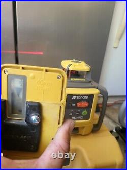 Topcon RL-H4C Vertical Horizontal Leveling Rotary Laser LS-70B Reiciver