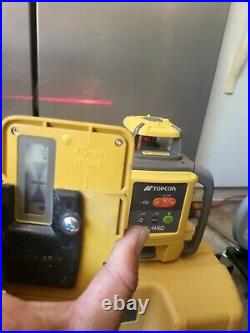 Topcon RL-H4C Vertical Horizontal Leveling Rotary Laser LS-70B Reiciver