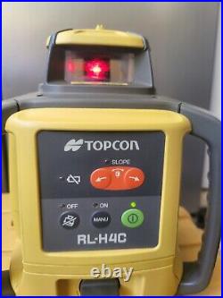 Topcon RL-H4C Vertical Horizontal Leveling Rotary Laser LS-70B Reiciver