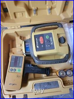 Topcon RL-H4C Vertical Horizontal Leveling Rotary Laser LS-70B Reiciver