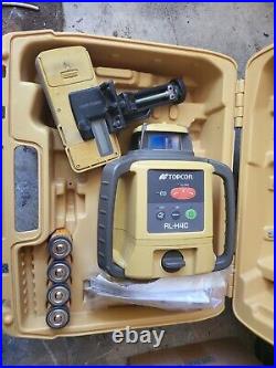 Topcon RL-H4C Vertical Horizontal Leveling Rotary Laser LS-70B Reiciver