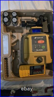 Topcon RL-H4C Vertical Horizontal Long Range Leveling Rotary Red Laser Topcon RL-H4C Vertical Horizontal Long Range Leveling Rotary Red Laser